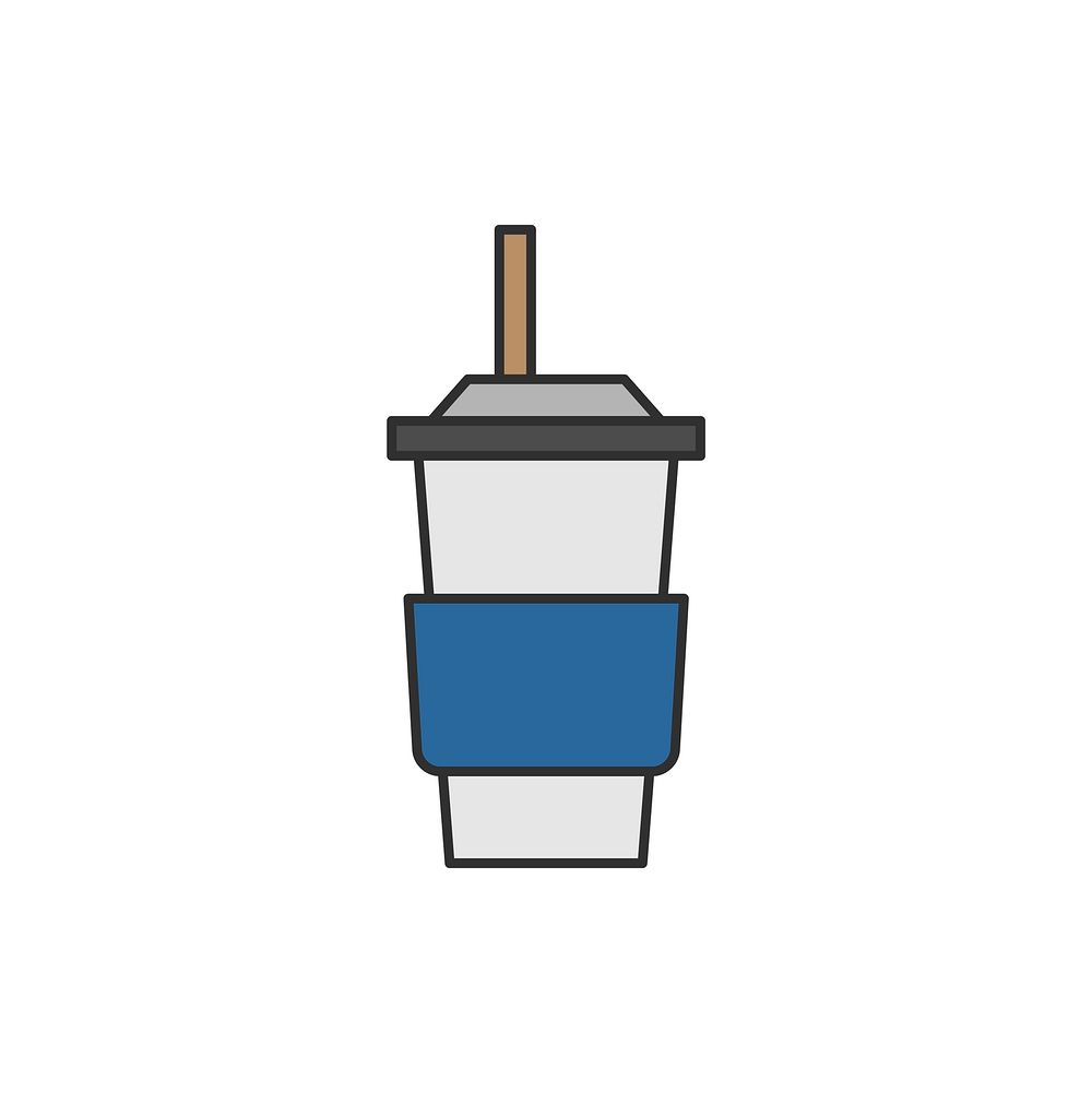 Illustration of drink container