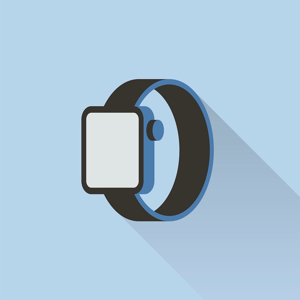 Illustration of smartwatch