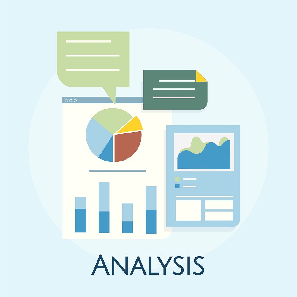 Illustration of business graph analysis