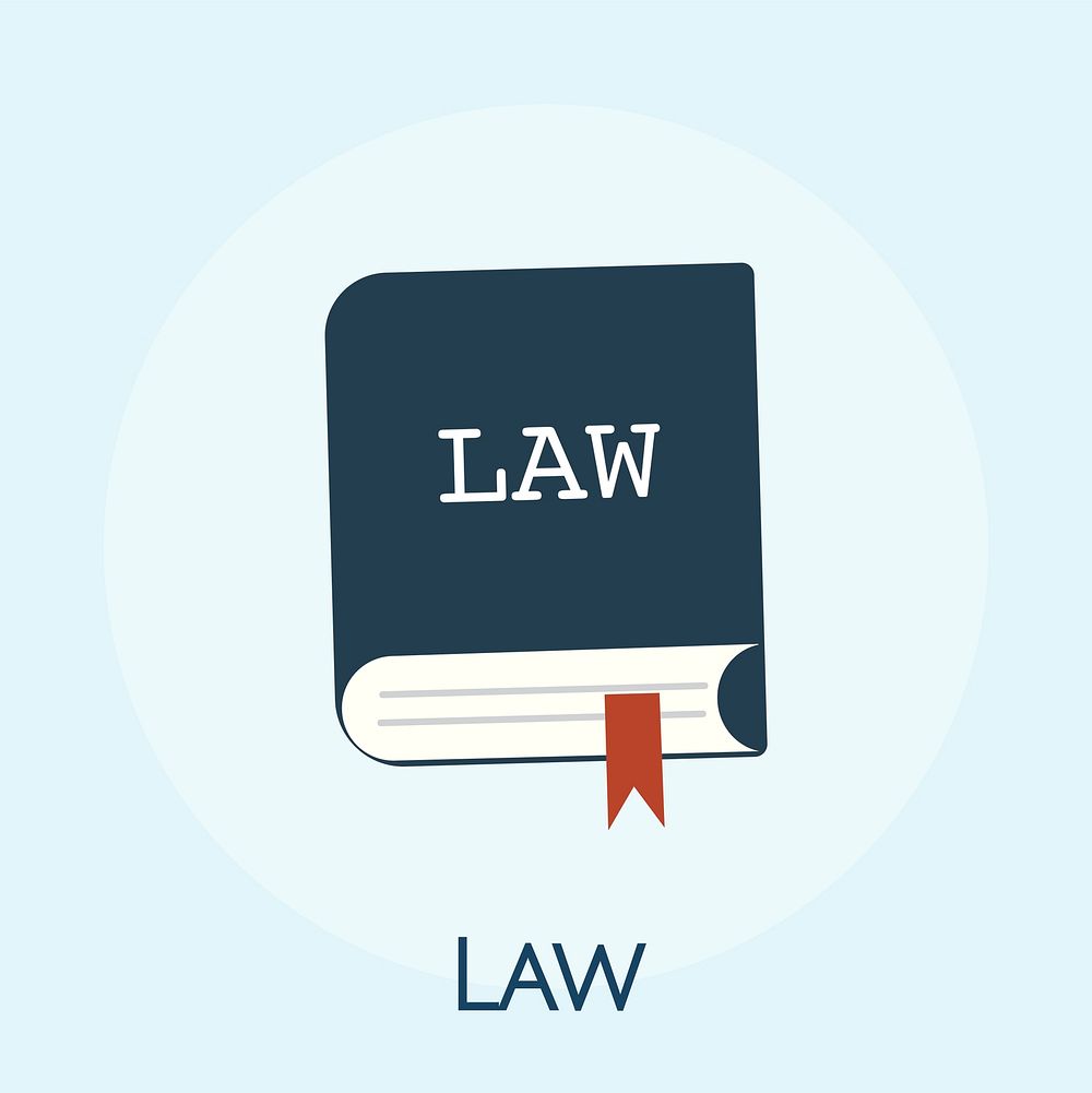 Illustration of law concept