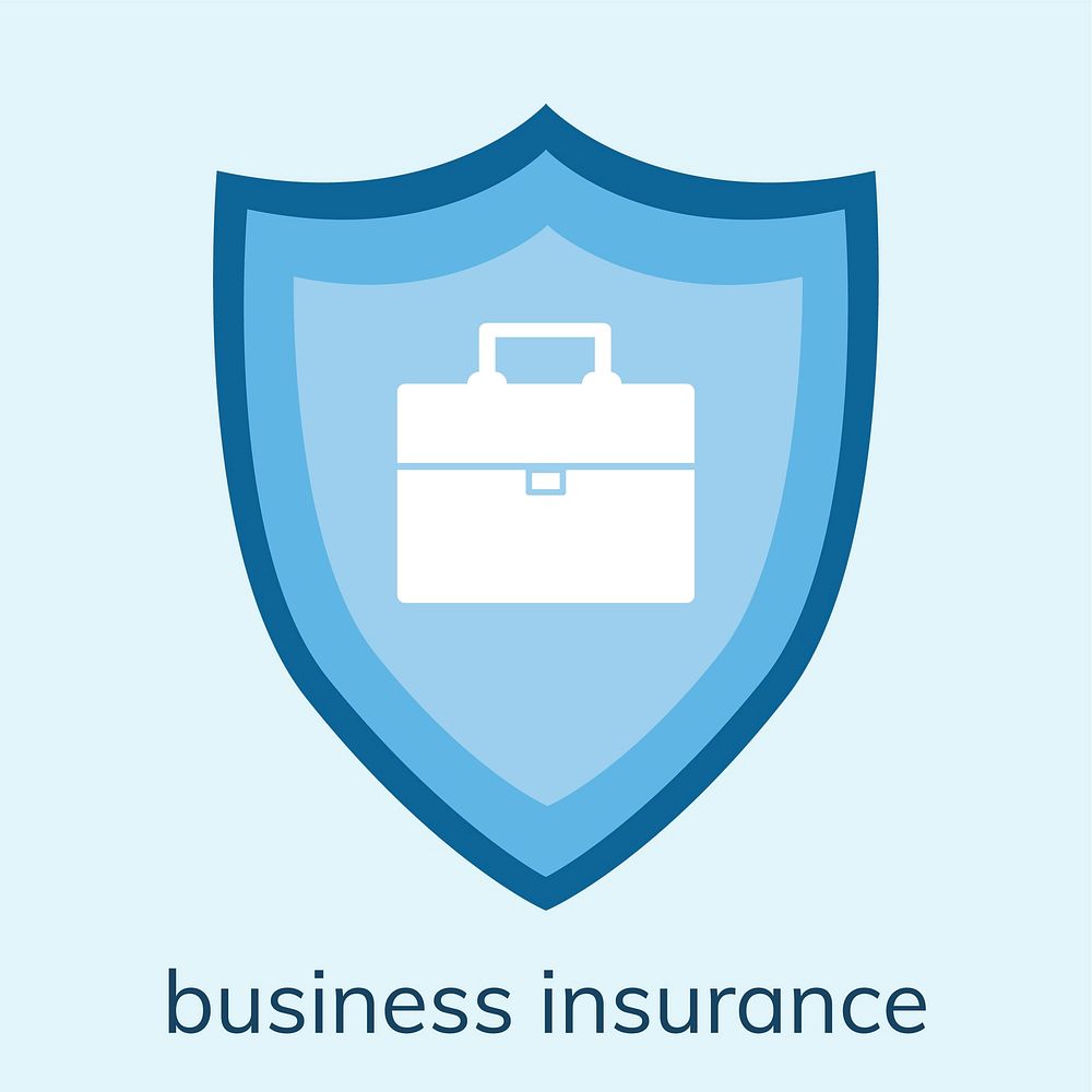 Illustration a business insurance icon