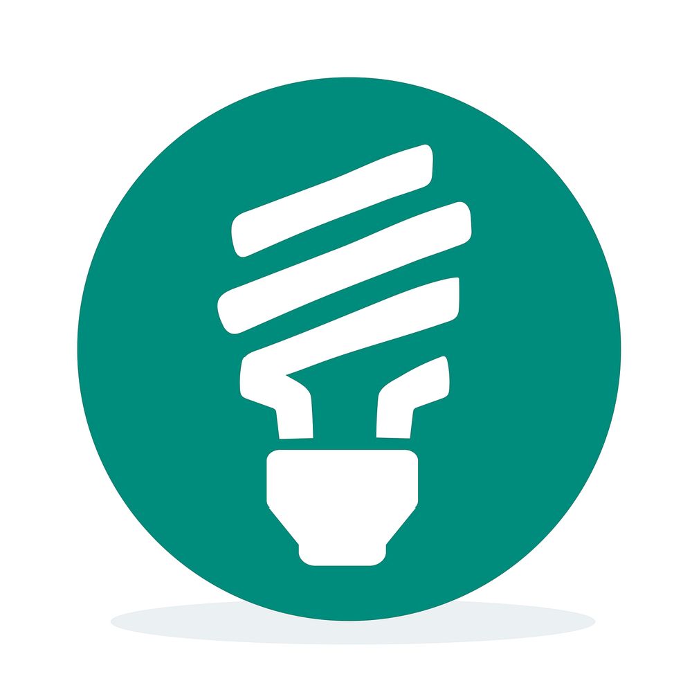 Green energy and electricty saving light bulb