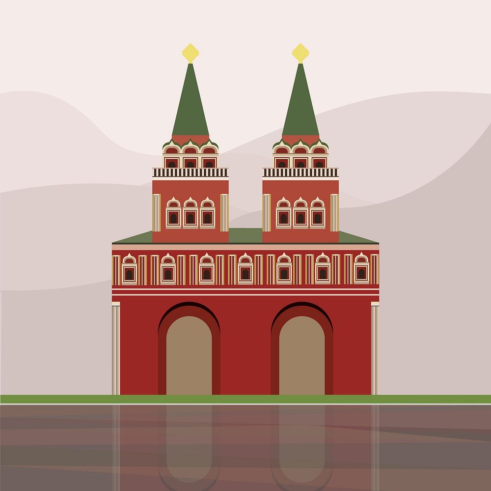 Illustration of Iberian Gate and Chapel