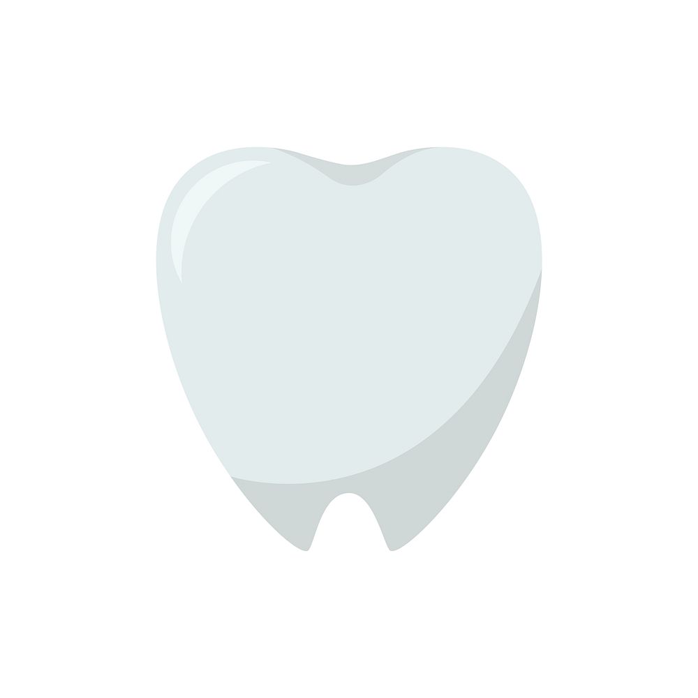 Tooth icon isolated vector graphic illustration