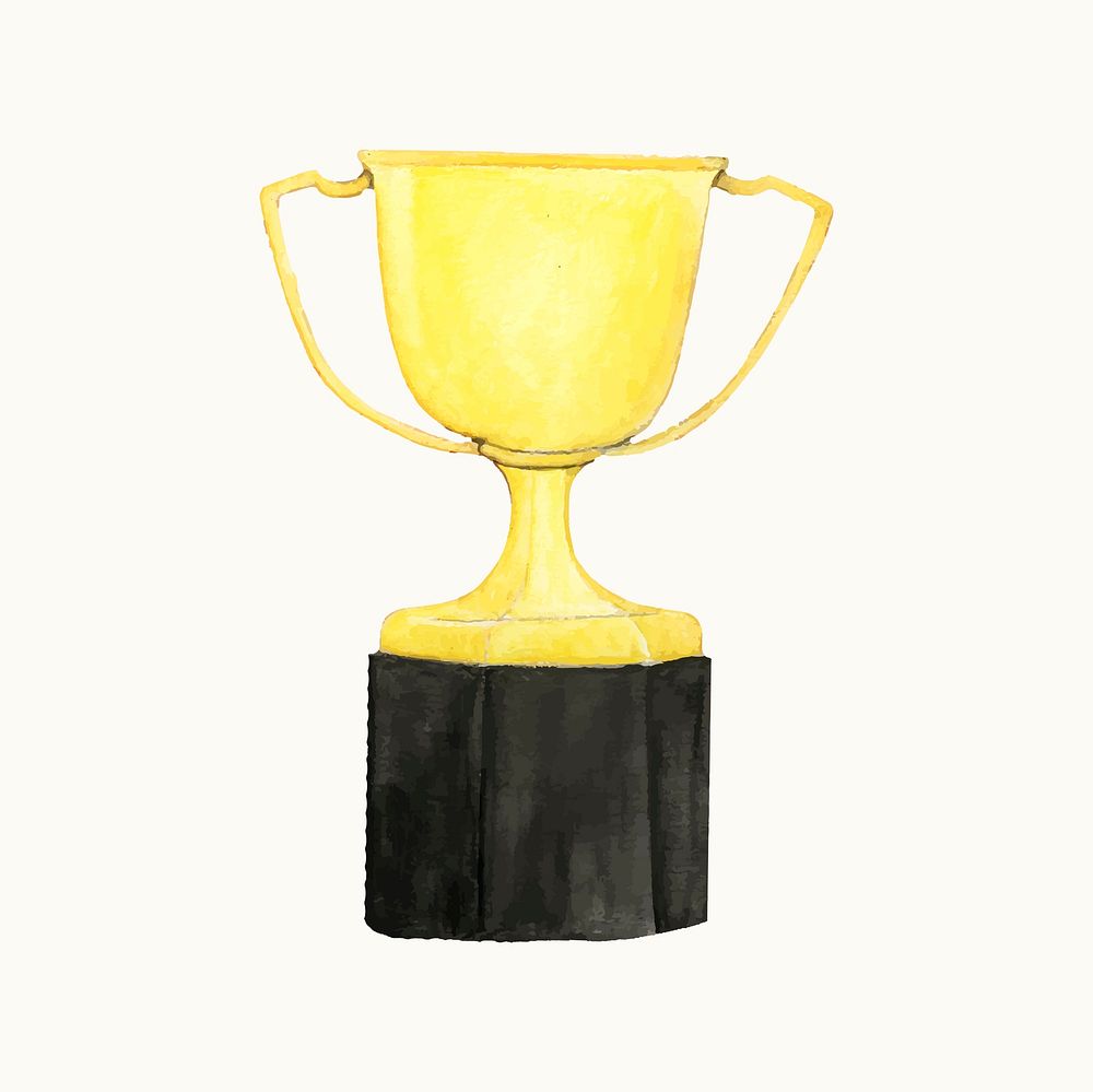 Illustration of a golden trophy