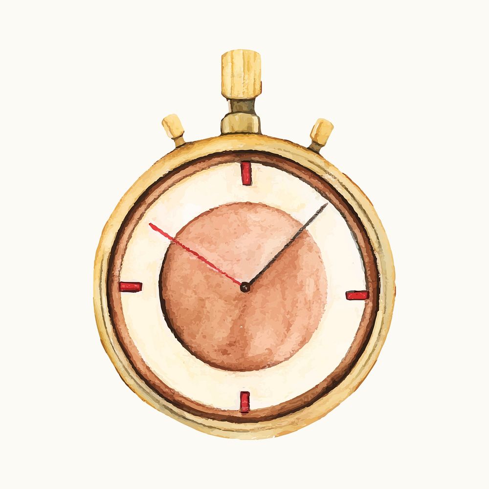 Illustration of a stop watch