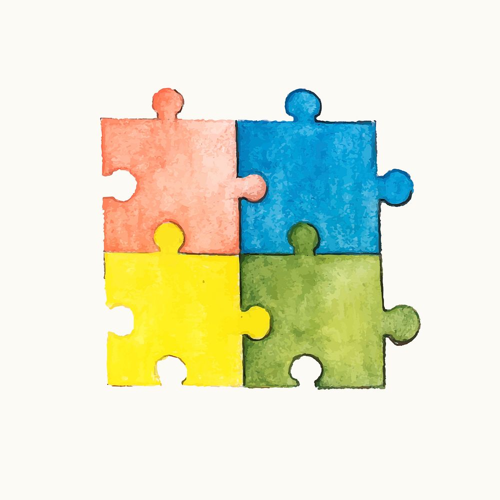 Illustration of a jigsaw puzzle
