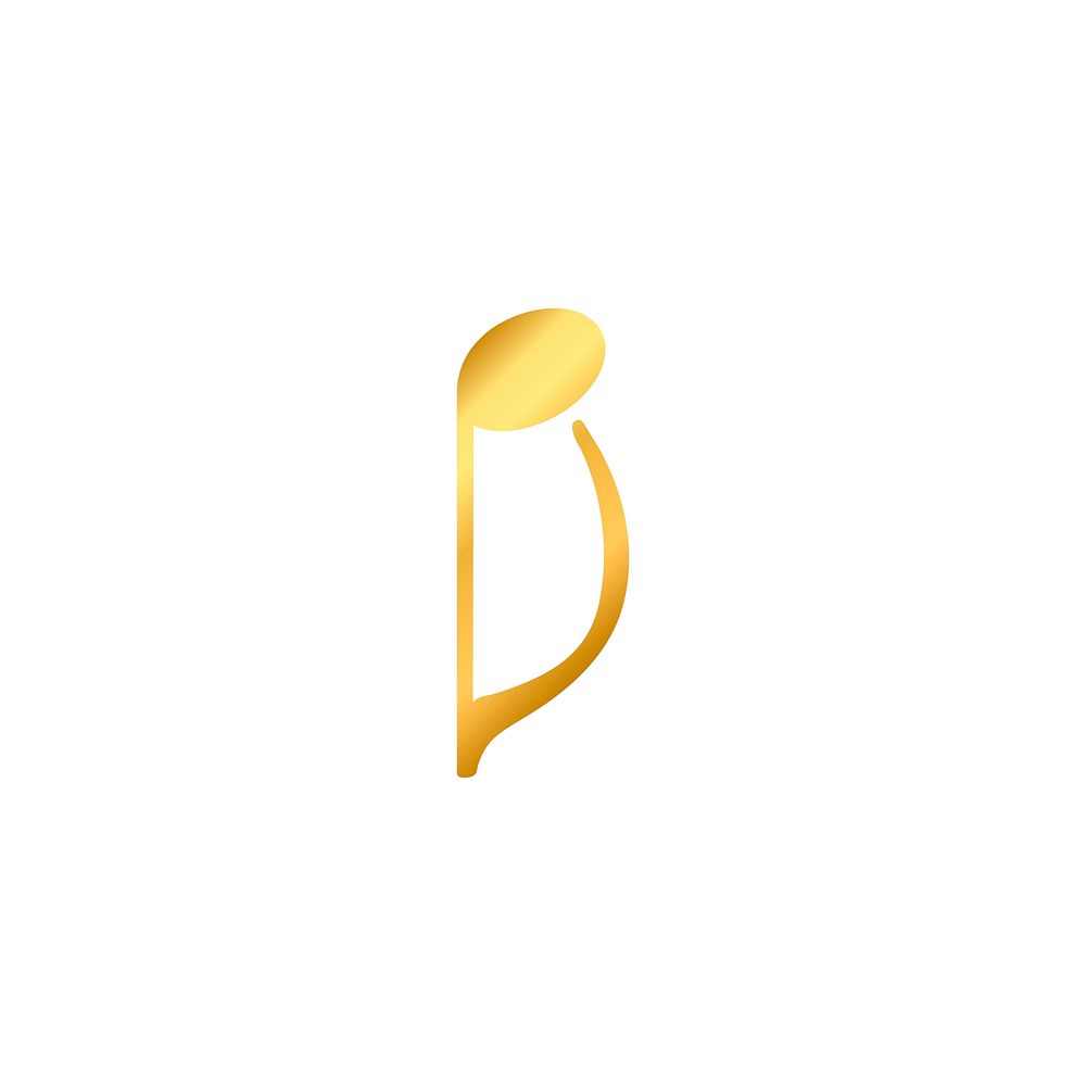 Illustration of a musical note