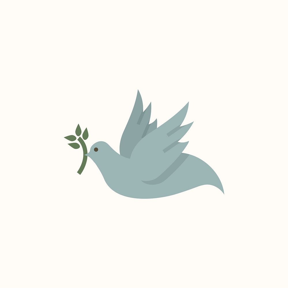 Illustration of a dove of peace