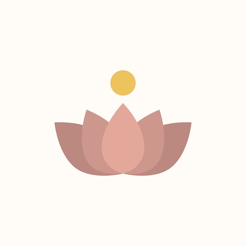 Illustration of a lotus flower