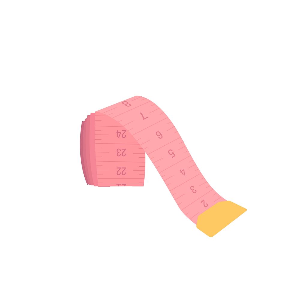 Essential sewing tools icon illustration