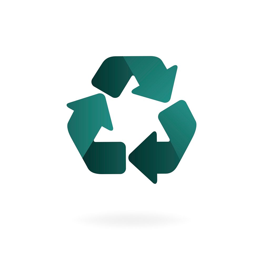 Recycle symbol environmental conservation vector