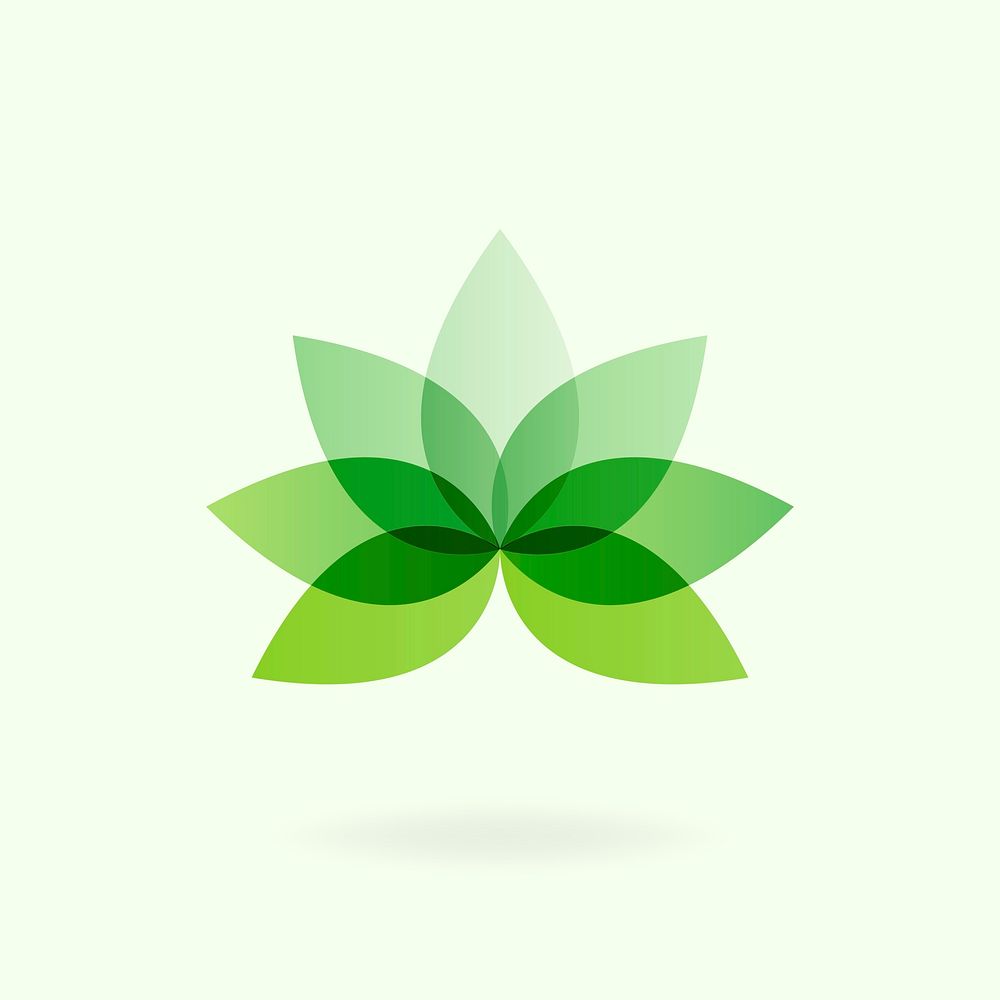 Plant symbol environmental conservation vector