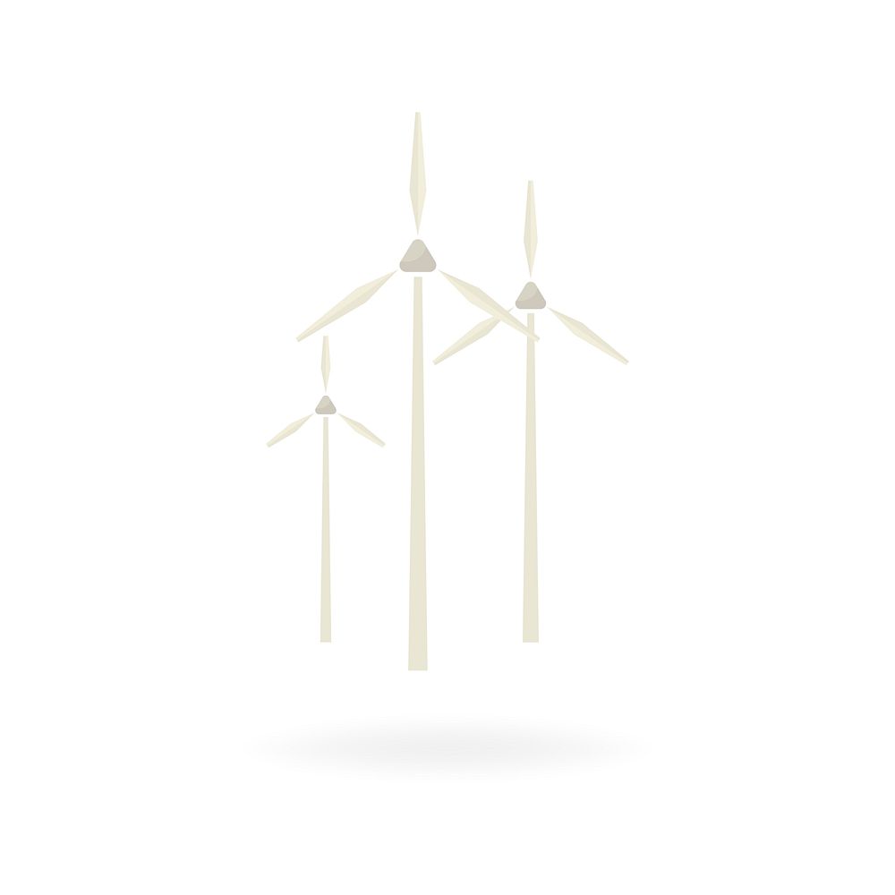 Wind turbines sustainable energy vector
