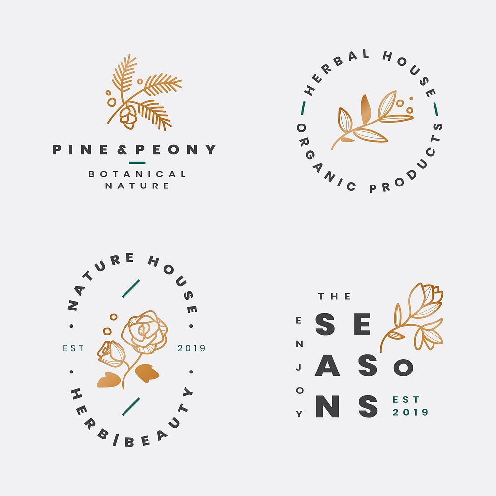 Page 2 - Free printable customizable plant logo templates | Canva