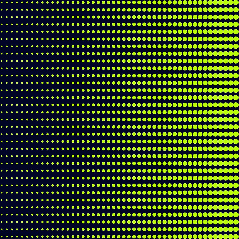 Green gradient halftone background vector