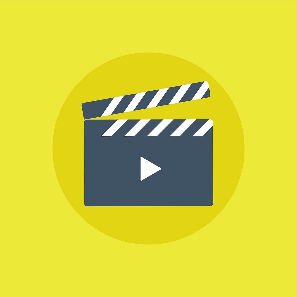Vector of movie player icon