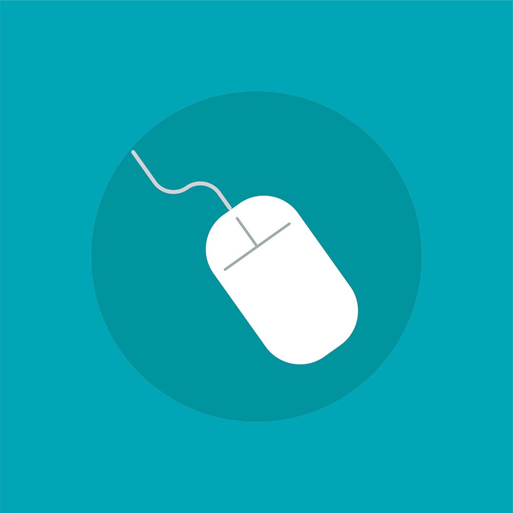Vector of computer mouse icon