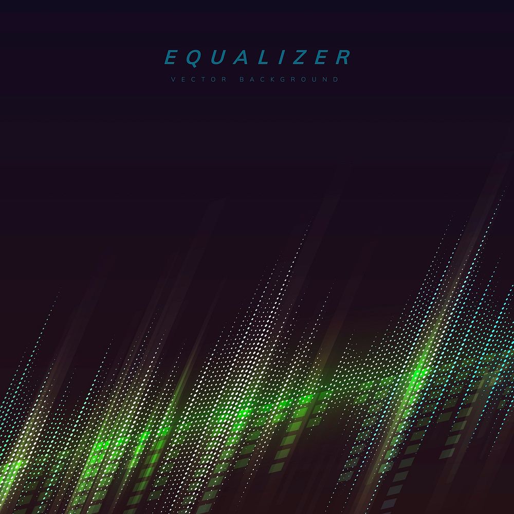 Equalizer abstract background design vector
