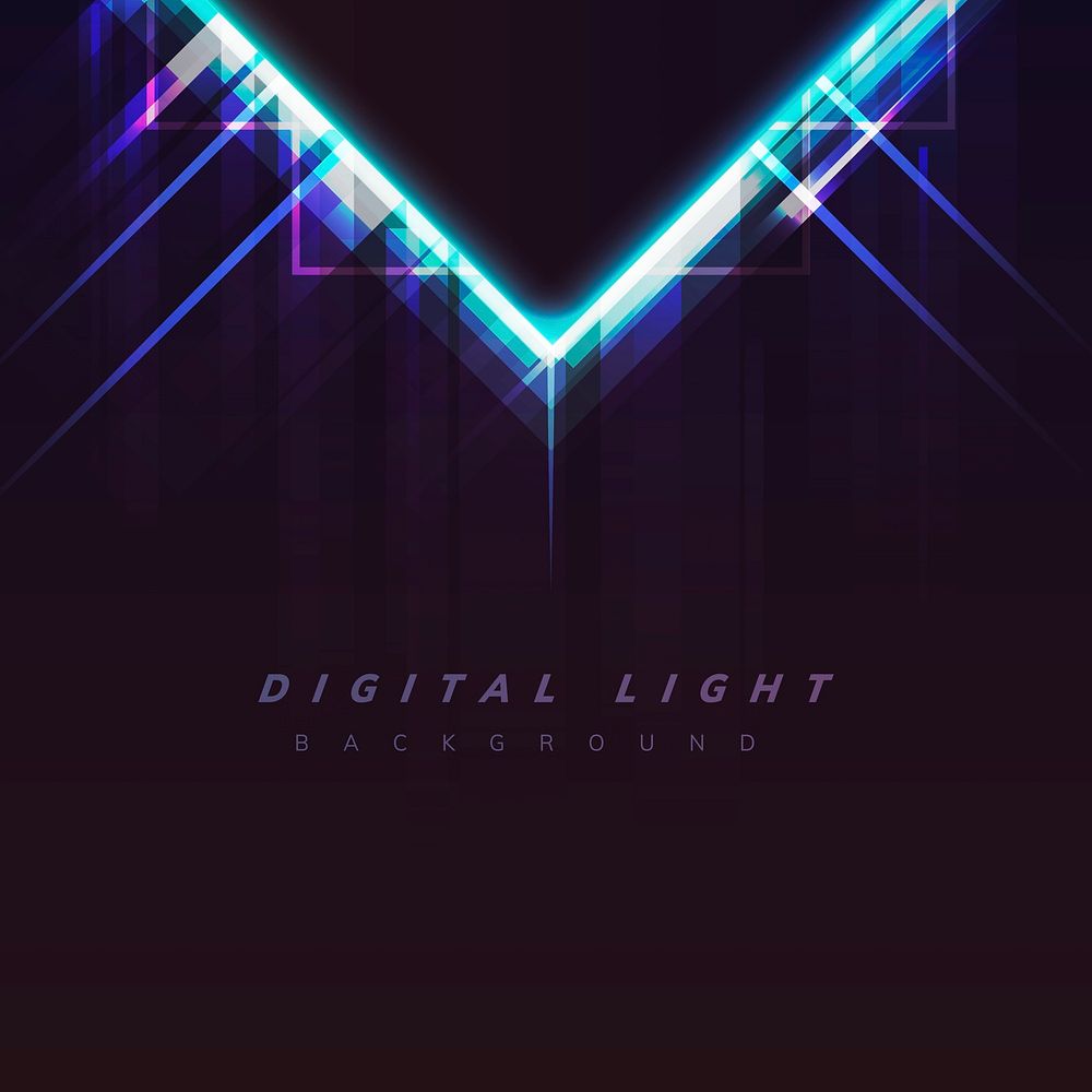 Abstract light poster design vector