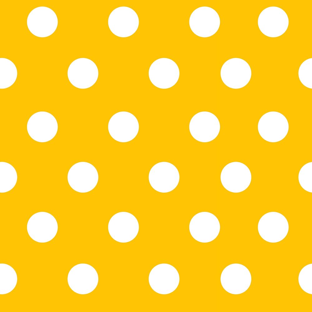 Yellow seamless polka dot pattern | Free Vector - rawpixel