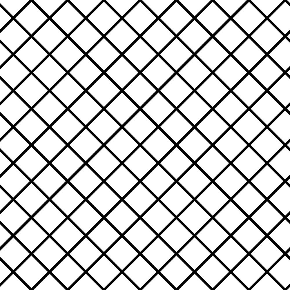 Black and white seamless grid pattern vector