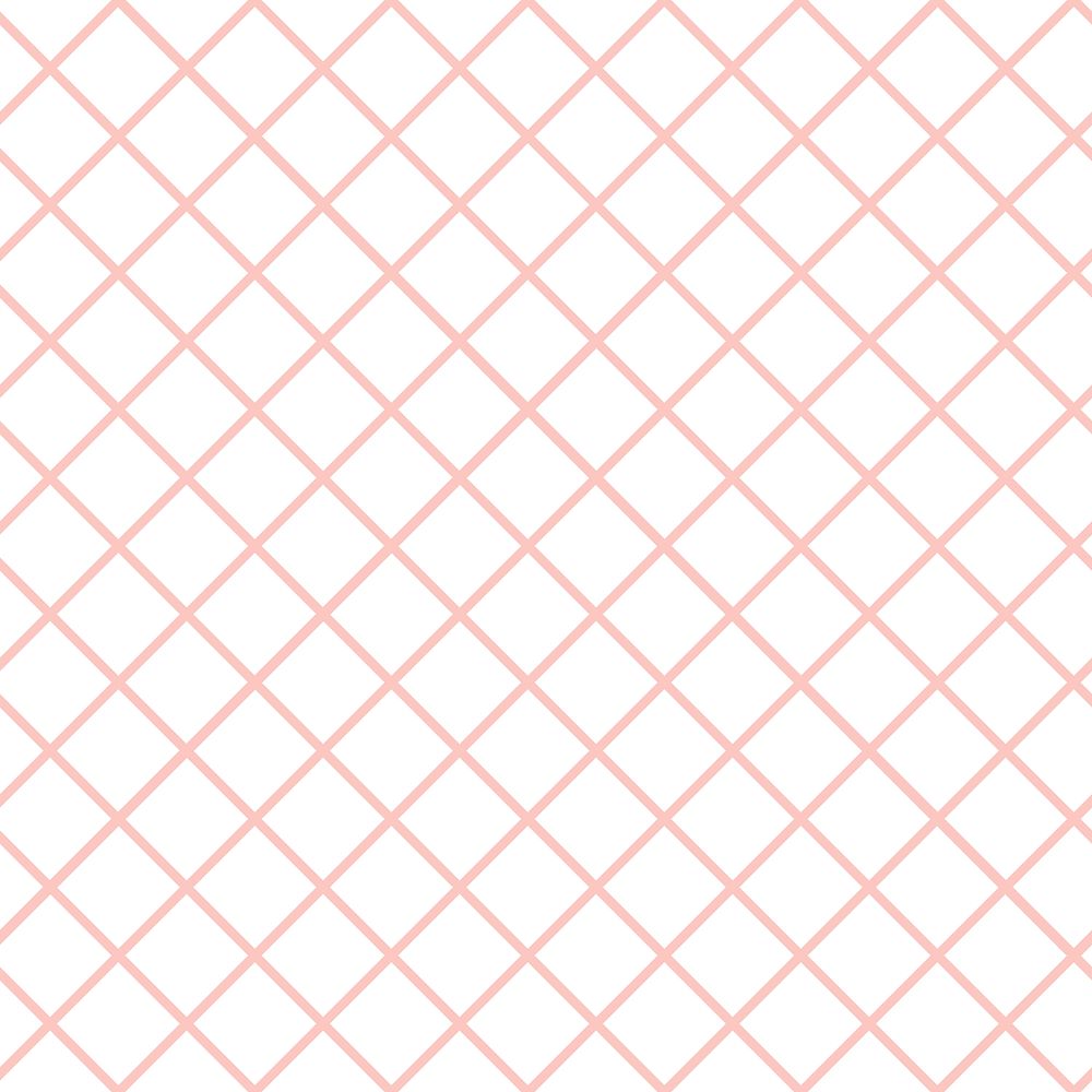 Pastel pink seamless grid pattern vector