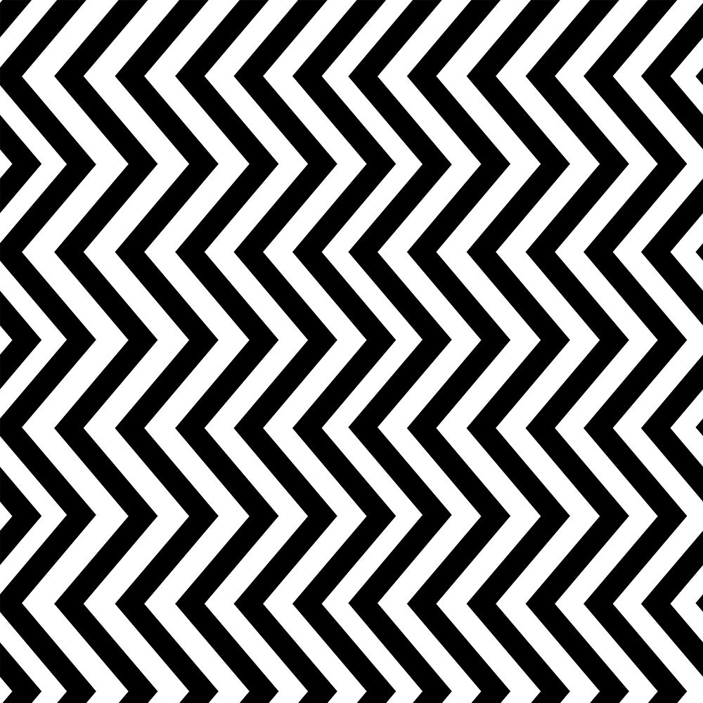 Black and white seamless zigzag pattern vector