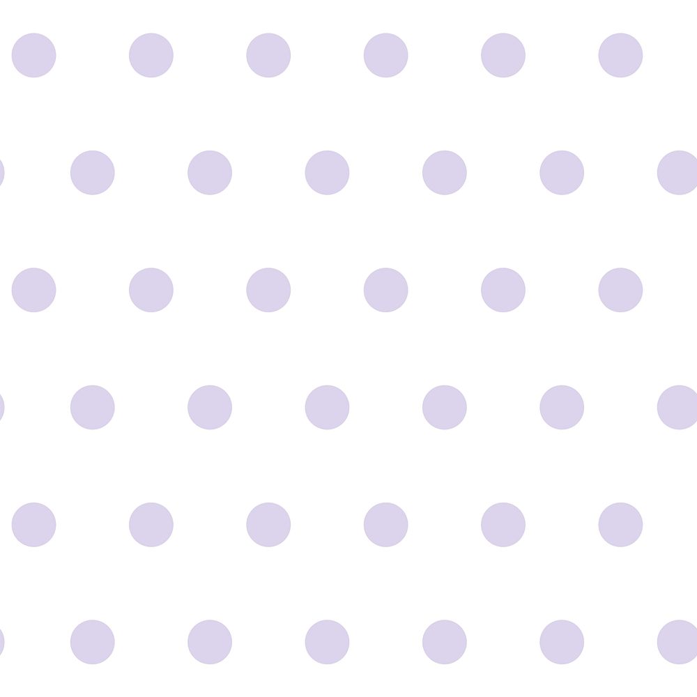 Purple and white seamless polka dot pattern vector