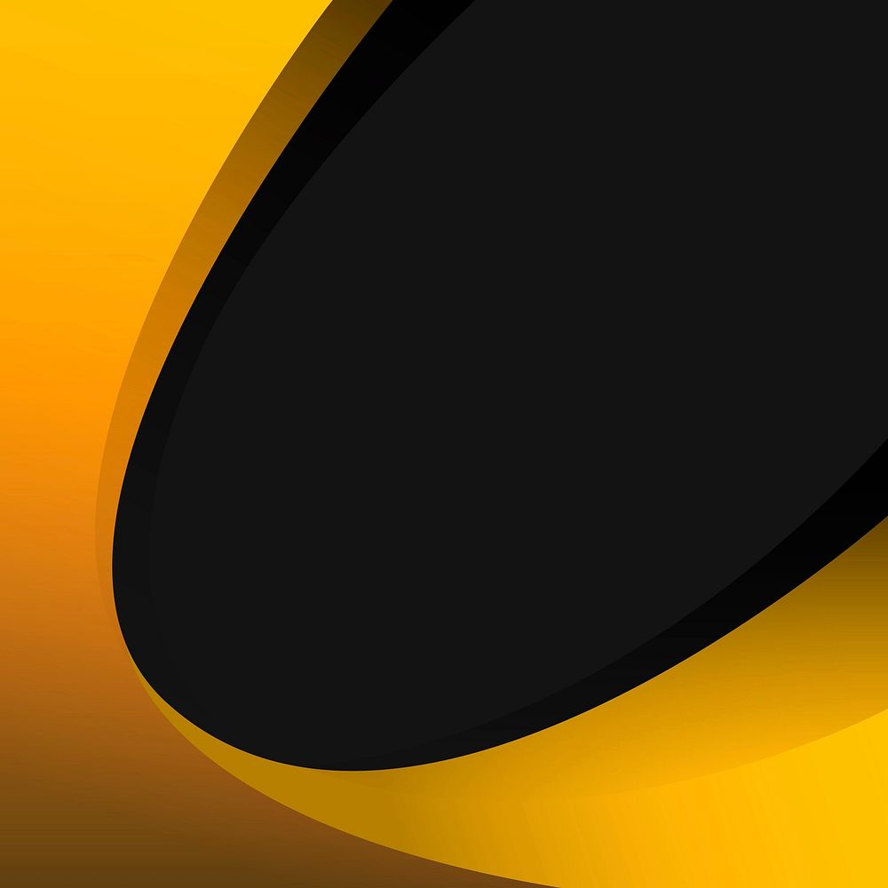Yellow bend background design vector