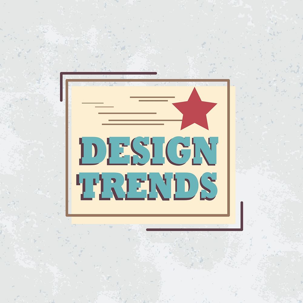 Design trends badge logo vector