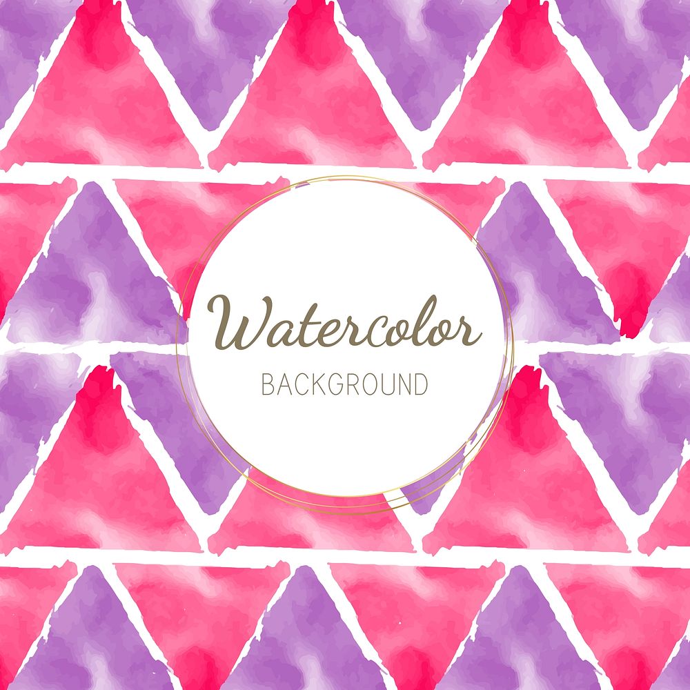 Pastel pattern watercolor background vector