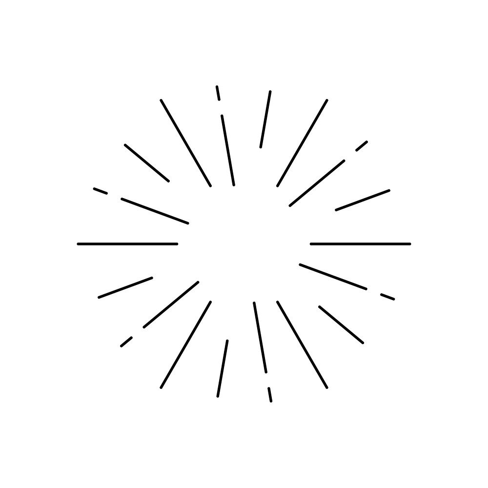 Sunburst design on white vector