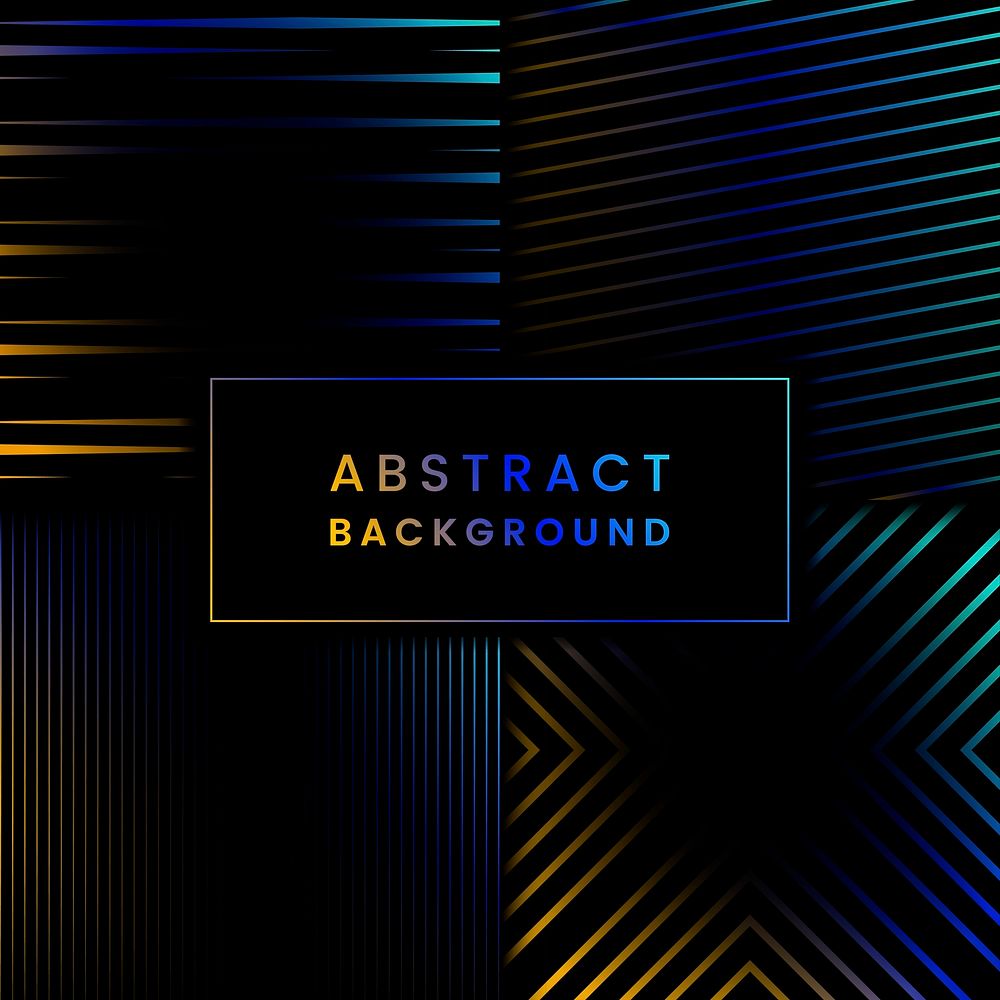Blue and yellow abstract background vector set
