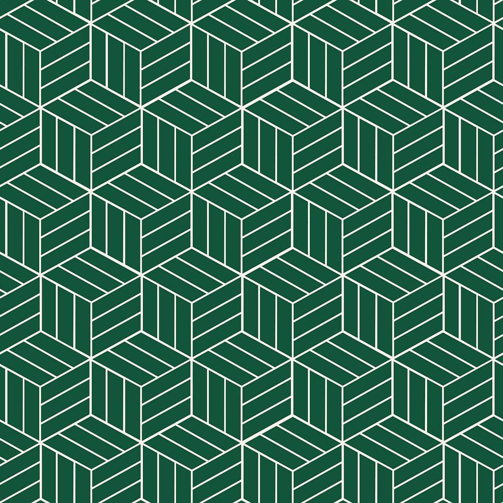 Seamless Japanese-inspired geometric pattern vector