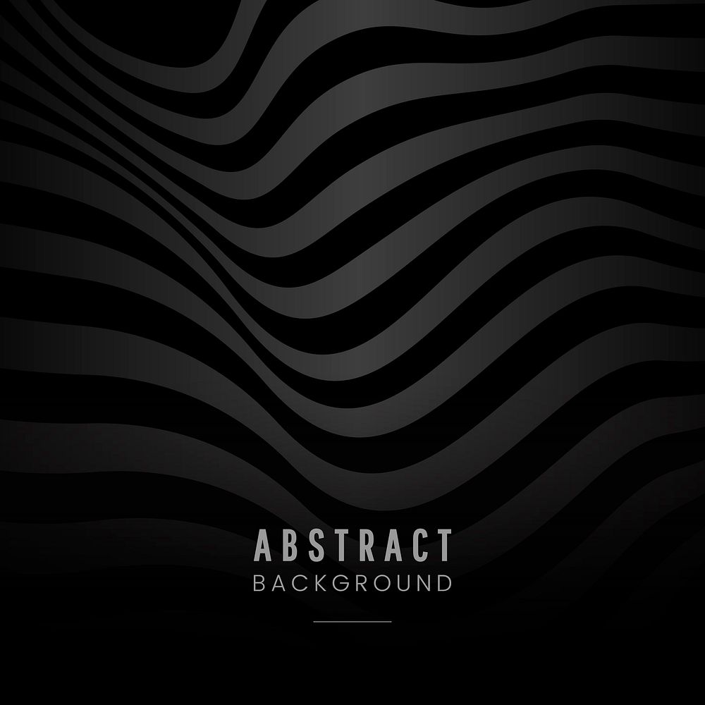 Black abstract background design vector