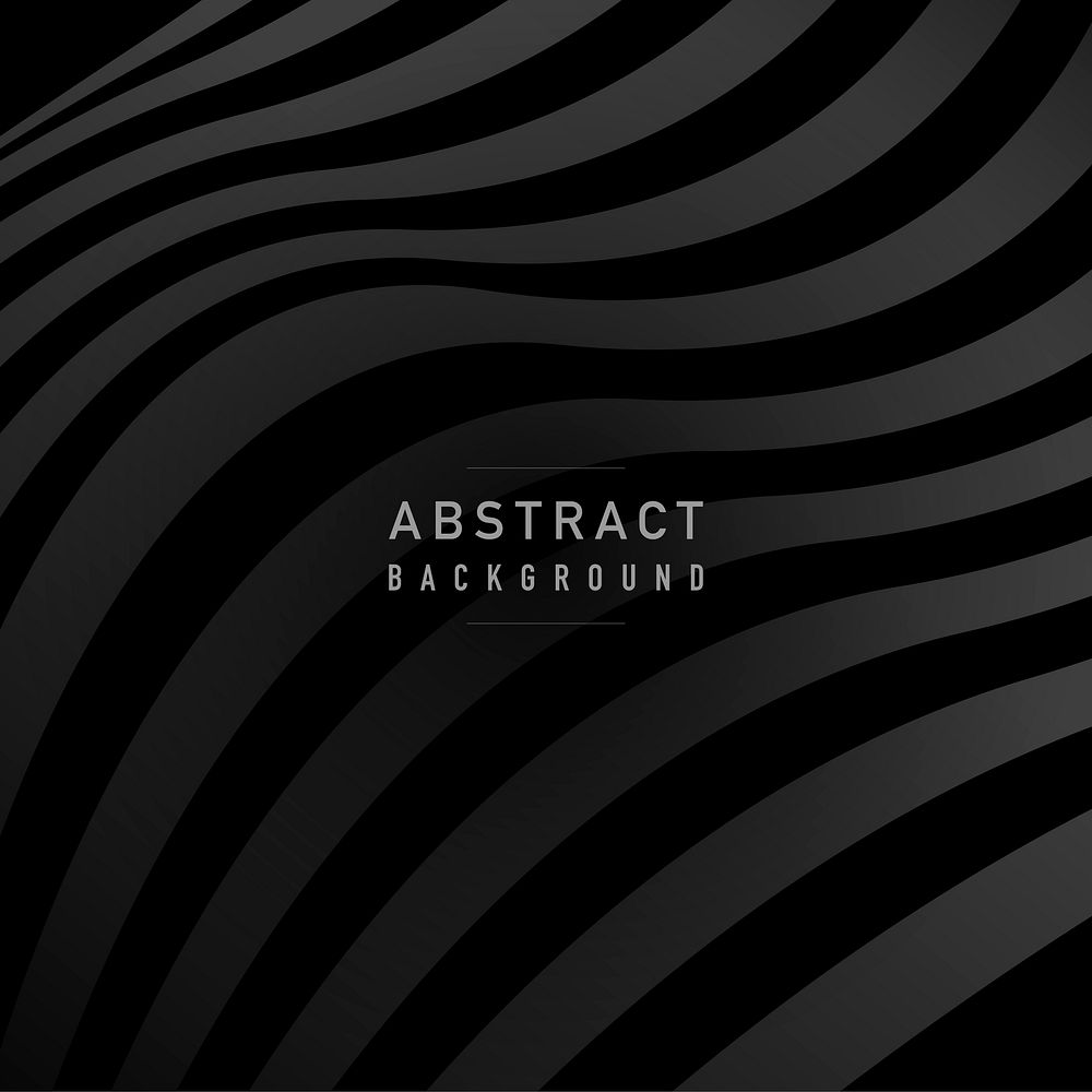 Black abstract background design vector