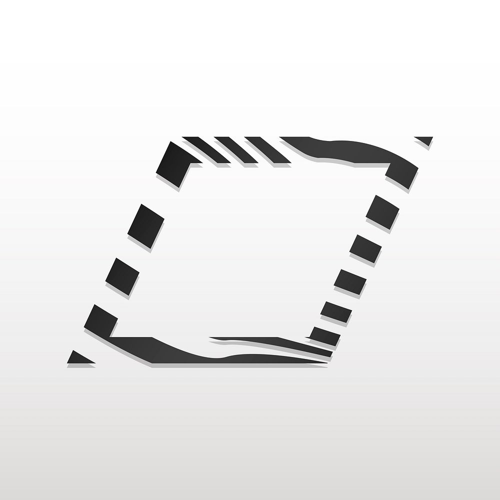 Black and white abstract badge | Premium Vector - rawpixel