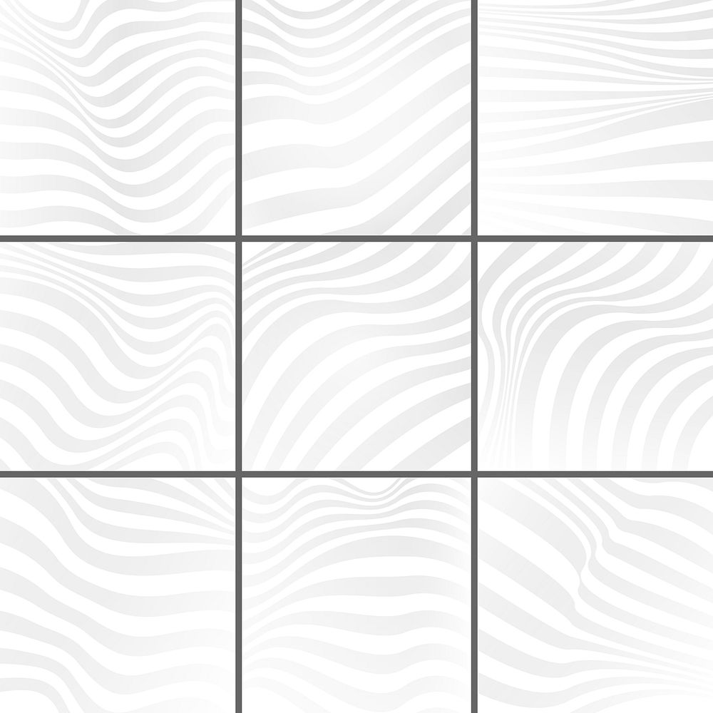 Set of white abstract background vectors