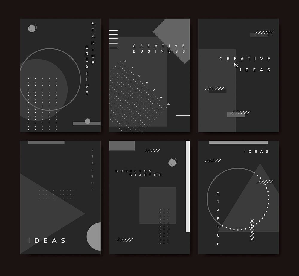 Set of minimal Memphis design | Free Vector - rawpixel