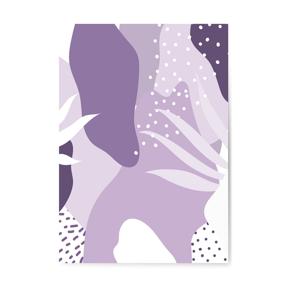 Purple and white Memphis style pattern vector
