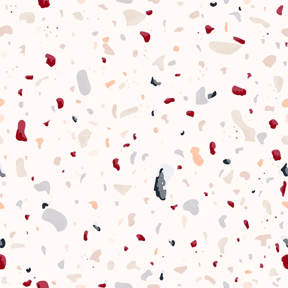 Pastel terrazzo abstract background psd seamless pattern