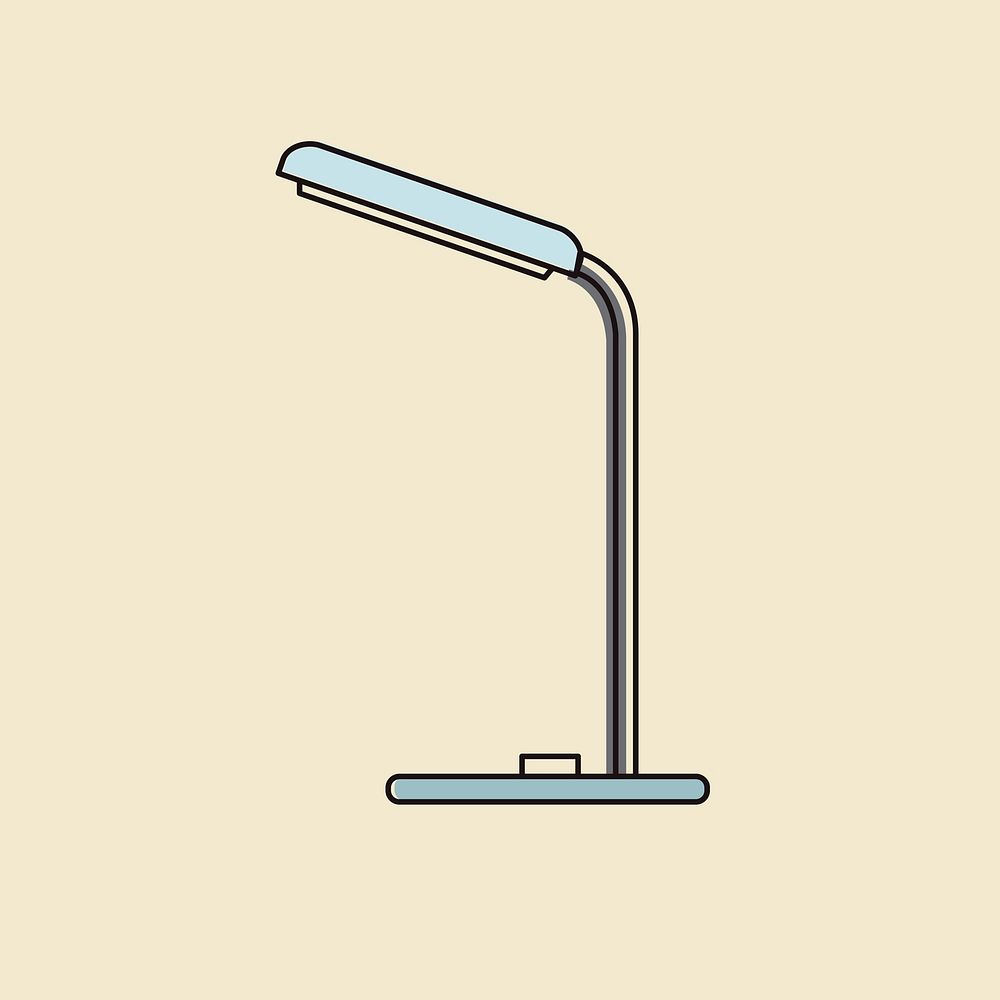 Vector of lamp icon