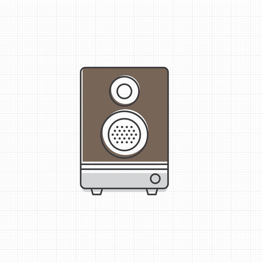 Speaker stereo icon vector illustration