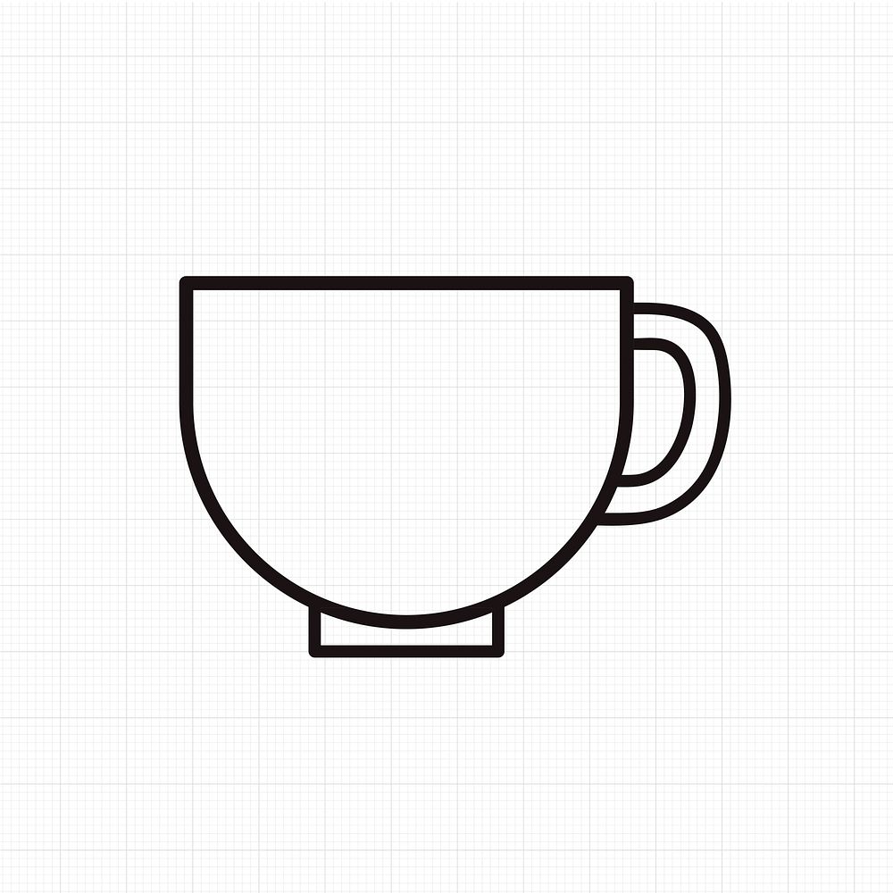 Vector of coffee cup icon