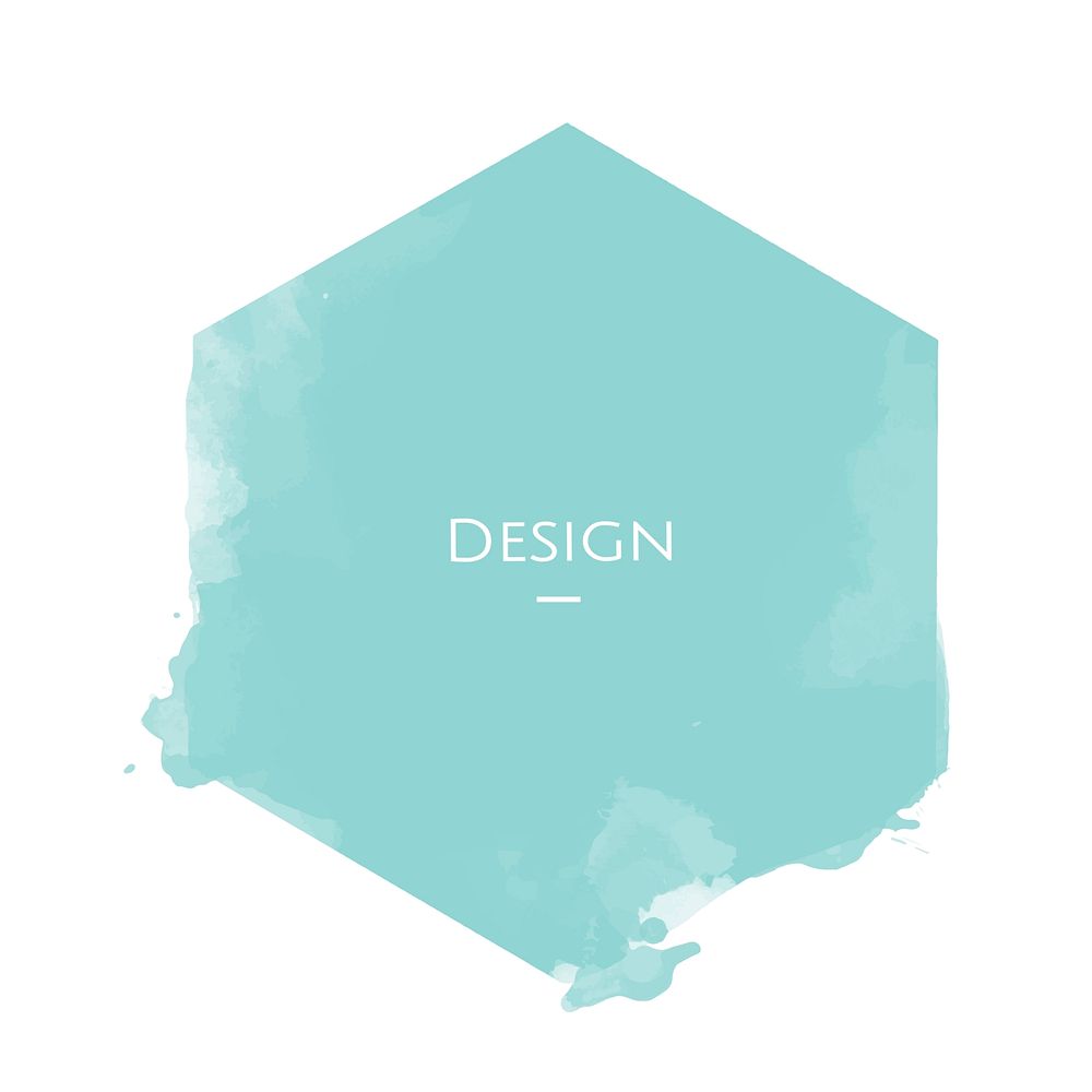 Announcement hexagon Badge template design illustration