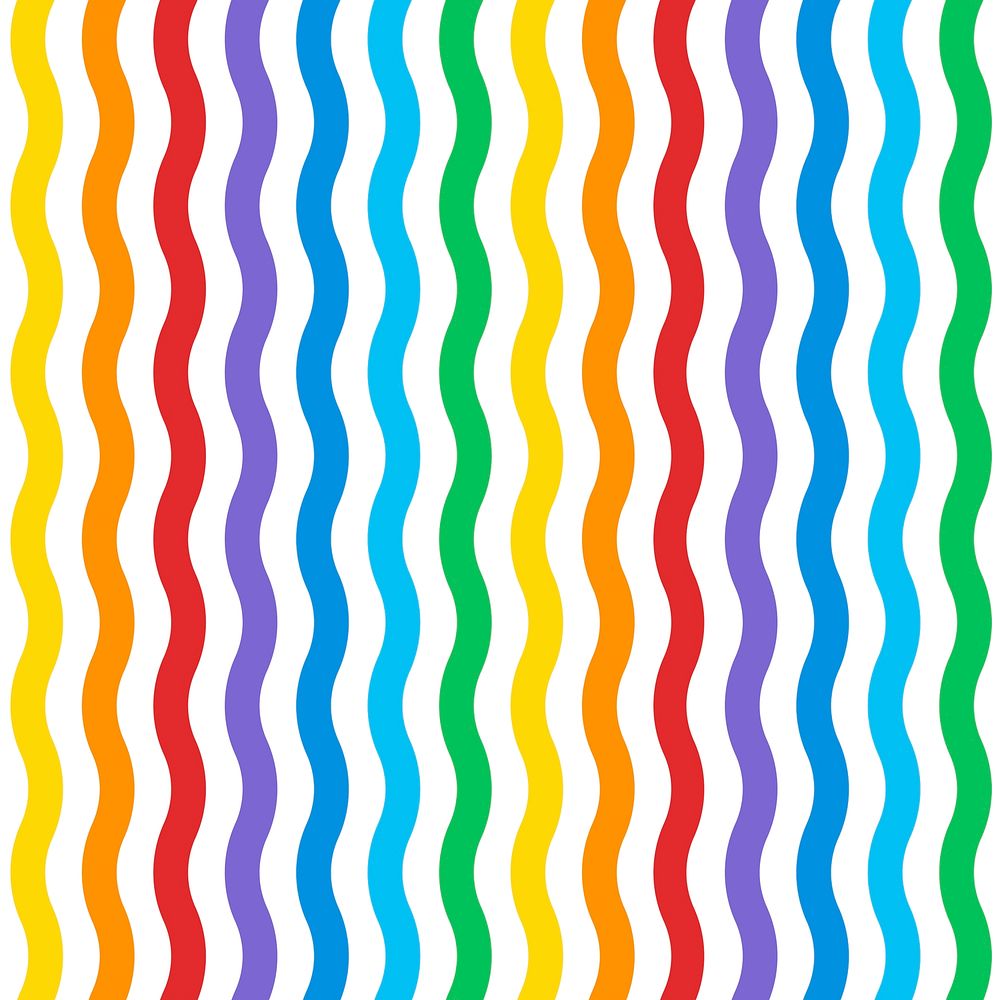 Seamless colorful wavy pattern vector
