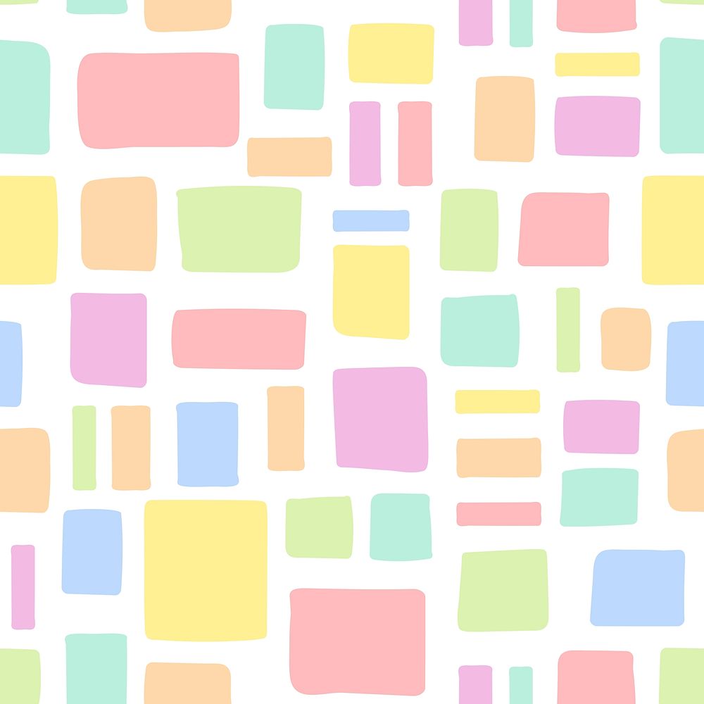 Seamless colorful brick pattern vector