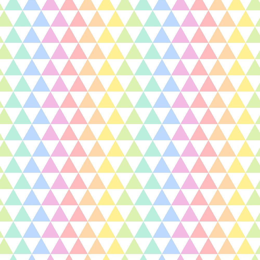 Seamless colorful triangular pattern vector