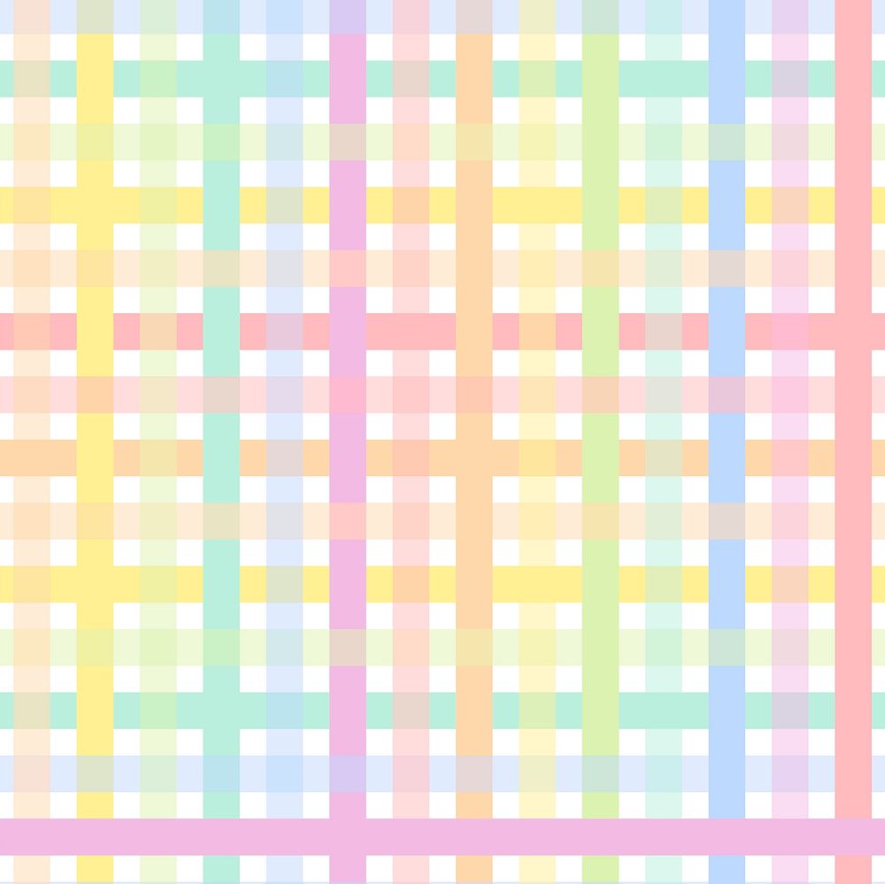 Seamless colorful plaid pattern vector
